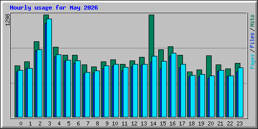 Hourly usage for May 2026